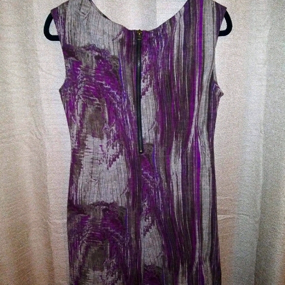Jonathan Martin purple, grey, and brown dress 10 - Picture 1 of 2